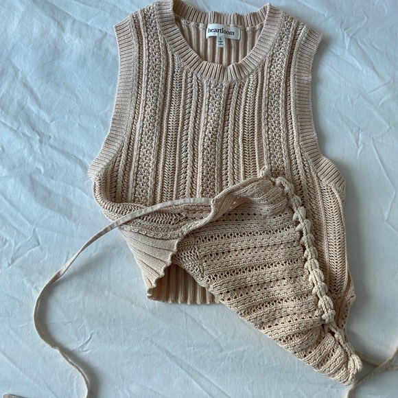 Heartloom - Oasis Cotton Knit Crop Tie Top - Picture 7 of 16